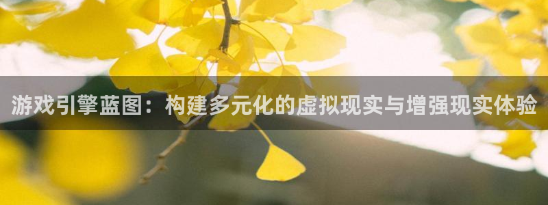 壹号大舞台有梦你就来：游戏引擎蓝图：构建多元化的虚拟现实与增强现实体验