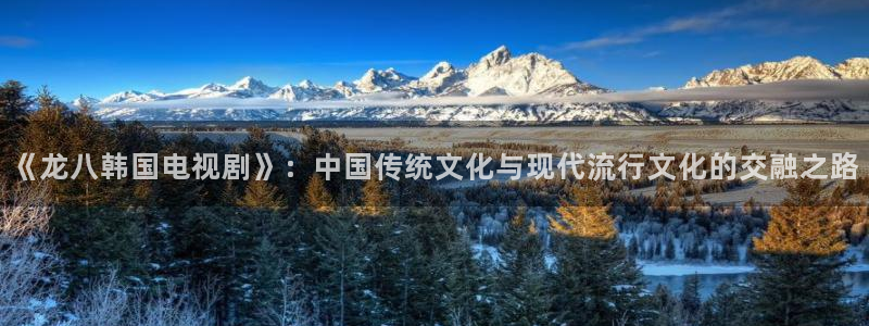 壹号app下载：《龙八韩国电视剧》：中国传统文化与现代流行文化的交融之路