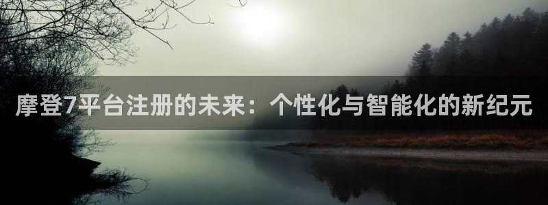 赢咖官方网站下载：摩登7平台注册的未来：个性化与智能化的新纪元