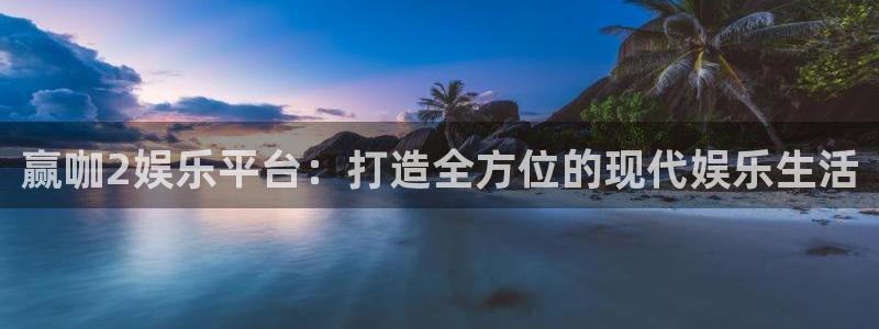壹号top娱乐：赢咖2娱乐平台：打造全方位的现代娱乐生活