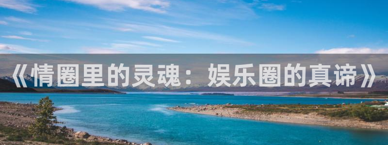 壹号大舞台怎么注册：《情圈里的灵魂：娱乐圈的真谛》